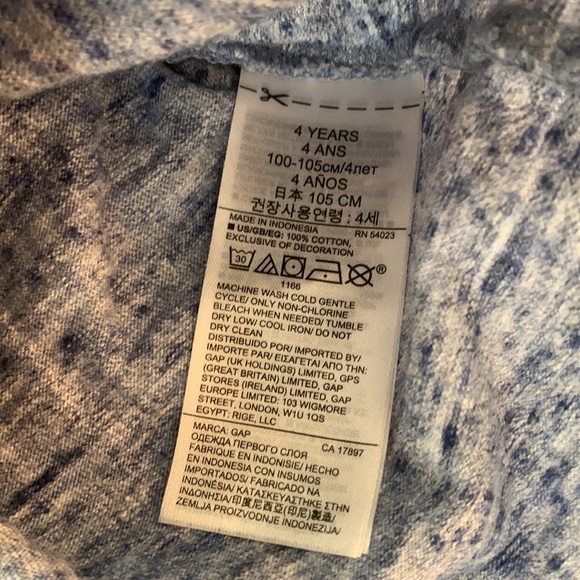 GAP LS shirt (4T) - Picture 5 of 6